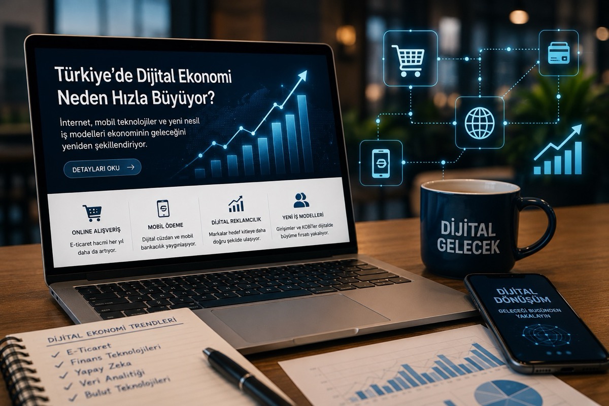Türkiye’de Dijital Ekonomi Neden Hızla Büyüyor?