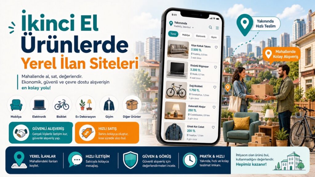 İkinci El Ürünlerde Yerel İlan Siteleri
